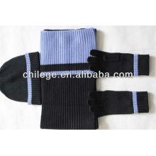 men's winter cashmere scarfs,gloves & hats set